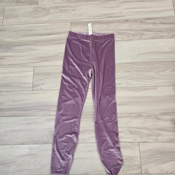 NWT Purple Emma Velour Fabletics Leggings - Picture 2 of 4